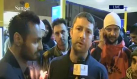 sangatscreen Oliver from Northfield speaks to Sangat TV