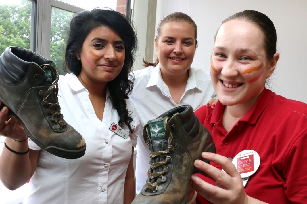 Pictured, from left, are Suki Gill, Laura Manns and Natalie Greening
