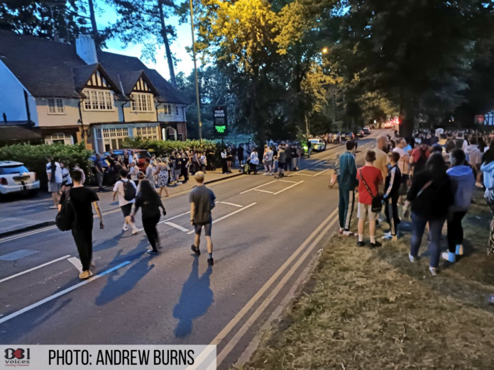 Festival goers leave after Bournville Festival closed down by security | Andrew Burns