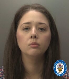 Police photograph of Danielle Mitten