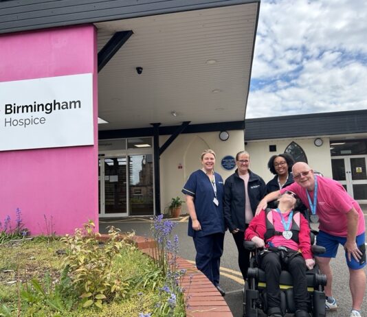 Inspirational couple walk and rolled 160 miles in seven days to support local hospice
