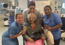 Sweet delivery: Care home resident thanks nurses